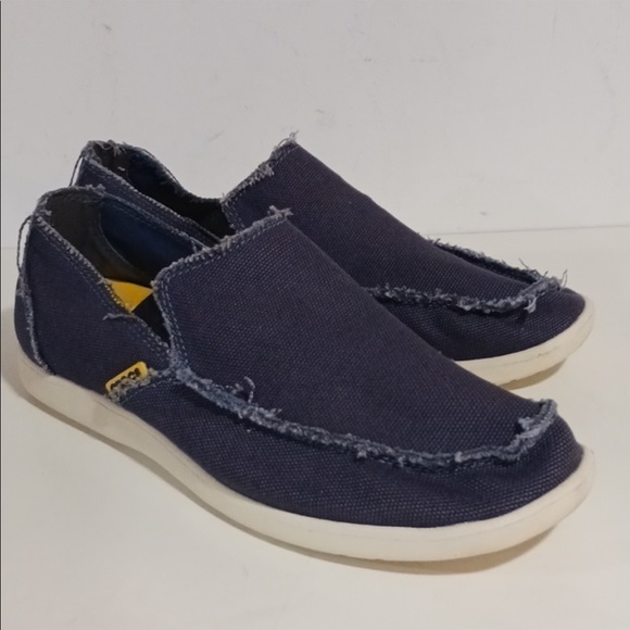 CROCS Other - Crocs Santa Cruz Slip On Loafers in  Navy - Size 12